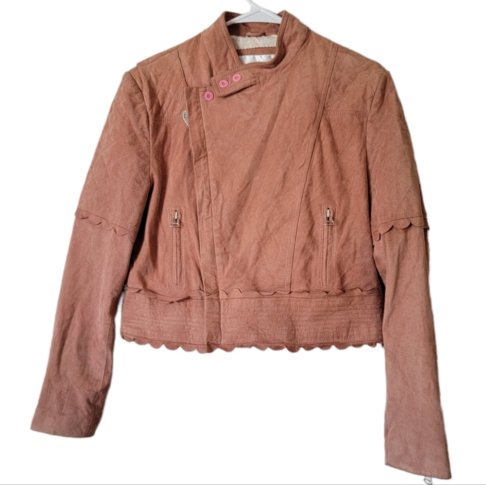 Women's Tan Leather Jacket